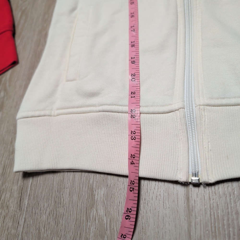 Columbia Ohio State Zip Up Hoodie Womens S Red Cream Brutus Raglan Embroidered - Picture 9 of 9